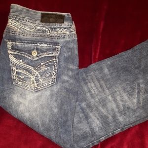 21 BLACK WOMEN'S PLUS 15 16 REG. CURVY BOOT JEANS